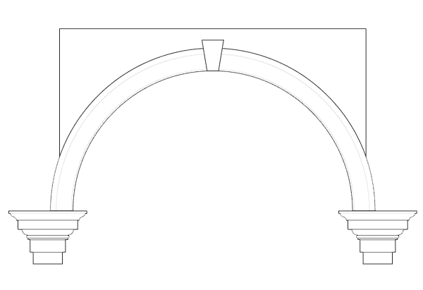 Plaster Decorative Arches