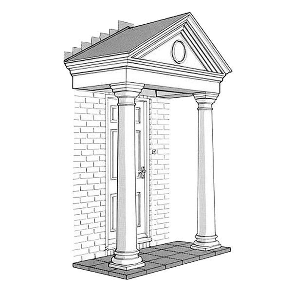 GRP Entrance Portico