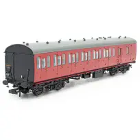 Accurascale Acc2354 57’ Non Gangway BR Suburban Carmine Red BS M43366