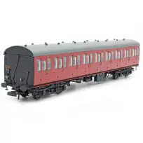 Accurascale Acc2363 57’ Non Gangway BR Suburban Carmine Red T E46106