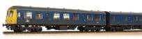 Bachmann 31-325A Class 105 2 car DMU BR Blue Full yellow ends (weathered)