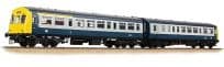 Bachmann 32-287B Class 101 2 car DMU BR Blue Grey with full yellow ends