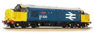 Bachmann 35-335 Class 37/4 Refurbished 37430 Cwmbran BR Blue Large Logo