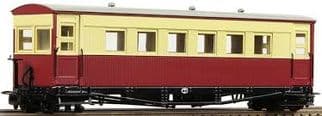 Bachmann  394-027 Gloucester Bogie Coach LCLR Crimson/cream