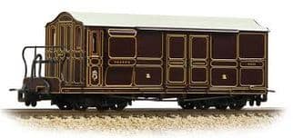 Bachmann  394-076 Ffestiniog Railway Curly Roof Van No1 Lined Plum