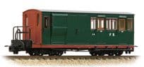 Bachmann  394-080 Ffestiniog Railway Brake Third Green with Red ends