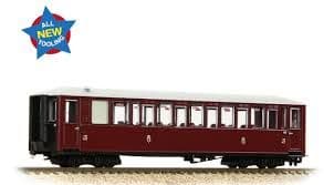 Bachmann  394-101 Ffestiniog Railway Tin Car Saloon Third 119 Maroon