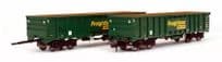 Dapol 4F-025-011 MJA Bogie Box Wagons Freightliner Heavy Haul