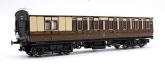 Dapol 4P-020-101 GWR Toplight Coach Lined Chocolate/cream Brake Third 3749