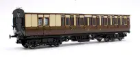 Dapol 4P-020-102 GWR Toplight Coach Lined Chocolate/cream Brake Third 3750