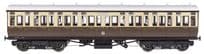 Dapol 4P-020-112 GWR Toplight Coach Lined Chocolate/cream All Third 3904