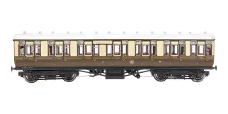 Dapol 4P-020-121 GWR Toplight Coach Lined Chocolate/cream Composite 7903