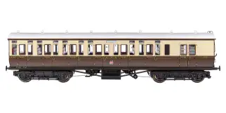 Dapol 4P-020-202 GWR Toplight Coach Chocolate/cream Twin Cities Brake Third 3752