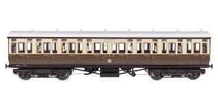 Dapol 4P-020-211 GWR Toplight Coach Chocolate/cream Twin Cities All Third 3905
