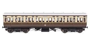 Dapol 4P-020-212 GWR Toplight Coach Chocolate/cream Twin Cities All Third 3906