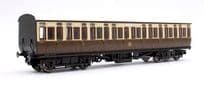 Dapol 4P-020-312 GWR Toplight Coach Chocolate/cream Shirtbutton All Third 3908