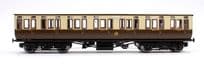 Dapol 4P-020-322 GWR Toplight Coach Chocolate/cream Shirtbutton Composite 7908