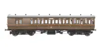 Dapol 4P-020-401 GWR Toplight Coach All Brown Livery Brake Third 3755