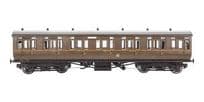 Dapol 4P-020-421 GWR Toplight Coach All Brown Livery Composite 7909