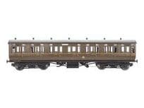 Dapol 4P-020-422 GWR Toplight Coach All Brown Livery Composite 7910