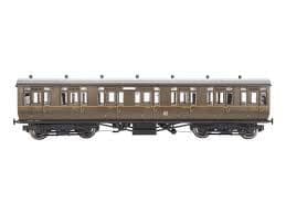 Dapol 4P-020-422 GWR Toplight Coach All Brown Livery Composite 7910