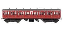 Dapol 4P-020-511 Ex GWR Toplight Coach BR Crimson All Second 3911