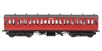 Dapol 4P-020-512 Ex GWR Toplight Coach BR Crimson All Second 3912
