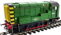 Dapol GM7210201 Class 09 shunter D4106 BR Green late crest/wasp stripes.