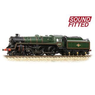 Graham Farish 372-728SF BR Standard Class 4-6-0 73049 Lined Green Late crest BR1 Tender