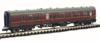 Graham Farish 374-187 BR Mk1 BSK Brake Second Maroon M34140