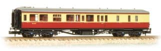 Graham Farish 374-510 Hawksworth  Corridor Brake Third W2207 BR Crimson/cream