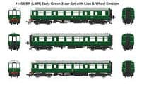 Heljan 1450 Class 104 3 car DMU  BR Green M50422/M59134/M50426 (1)