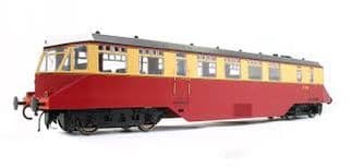 Heljan 1903 Diesel Railcar BR Crimson & Cream with White cab roof W20W