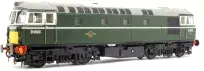 Heljan 3385 Class 33/1 D6580 BR Green with Small yellow panels