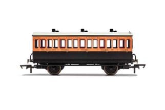 Hornby R40108A 4 Wheel Third Class Coach LSWR 308