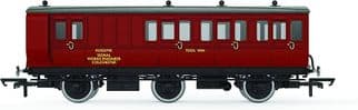 Hornby R40360 6 Wheel Tool Van BR Crimson KDE2574E