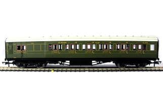 Hornby R4300A Maunsell 6 Compartment Brake SR Dark Olive 4048
