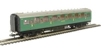 Hornby R4336A Maunsell Corridor Third (High window) SR Green 1197