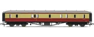 Hornby R4404A BR Hawskworth Full Brake Crimson/cream W298W
