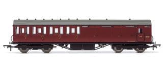 Hornby R4577 Thompson Non Corridor Brake Third BR Maroon E87228E