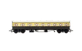Hornby R4874A Collett Non-Corridor Composite L/H GWR Chocolate/Cream 6626