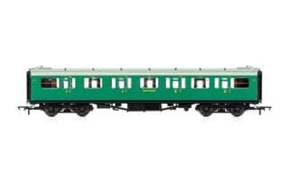 Hornby R4882A BR Bulleid 59' Corridor Composite SR 5719