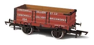 Oxford Rail OR76MW4008 4 Plank wagon Greenhill