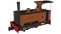 Rapido 986005 Kerr Stuart Sirdar Long Tank. Lined Burnt Orange