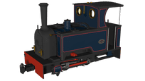 Rapido 986202 Kerr Stuart Sirdar Short Tank Lined Dark Blue