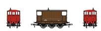 Rapido Trains 931005 SECR 6 wheel Brake van 55384 SR Brown with red ends