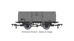 Rapido Trains 940022 D1379 8 Plank open wagon BR Grey S27915