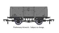Rapido Trains 940029 D1400 8 Plank open wagon BR Grey S26782 (1)