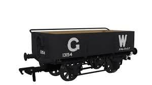 Rapido Trains 943001 D011 GW 5 Plank High bar wagon 13154 GWR Grey