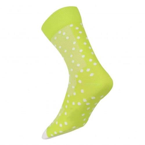 Green Spots Socks